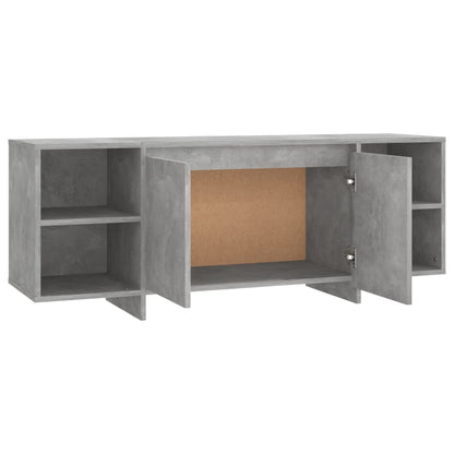 Mobile TV Grigio Cemento 130x35x50 cm in Truciolato - homemem39