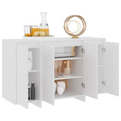 Credenza Bianca 120x41x75 cm in Truciolato