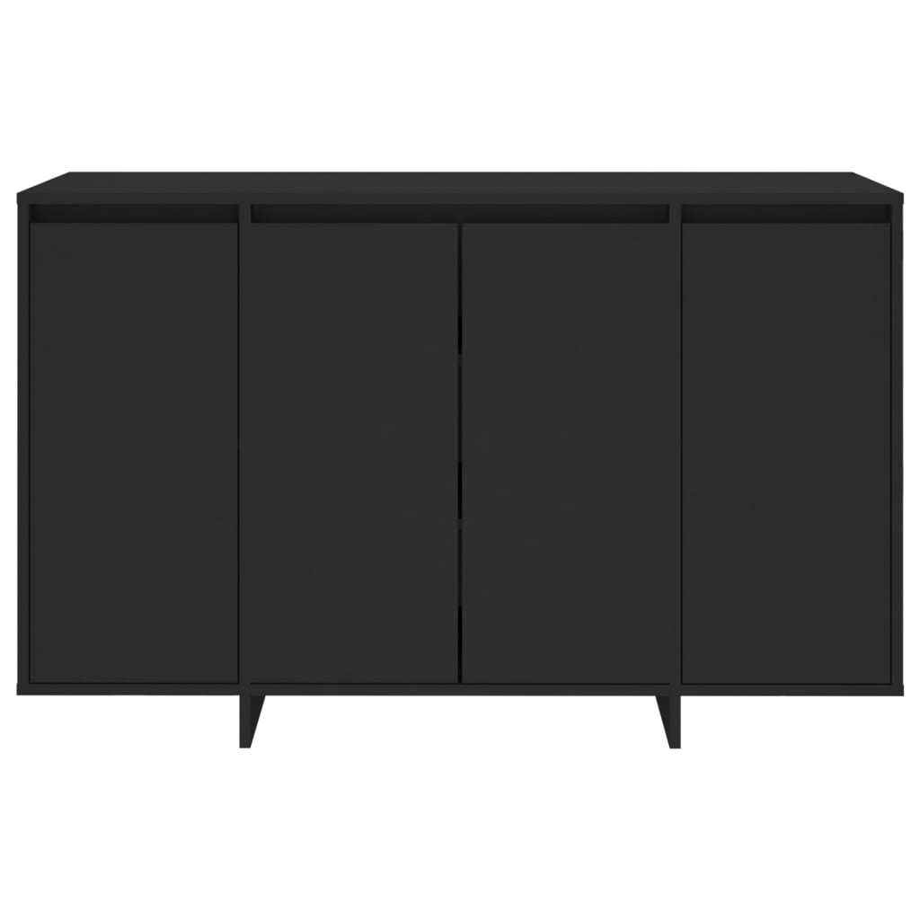 Credenza Nera 120x41x75 cm in Truciolato - homemem39