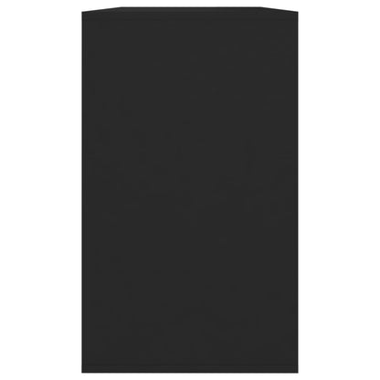 Credenza Nera 120x41x75 cm in Truciolato - homemem39