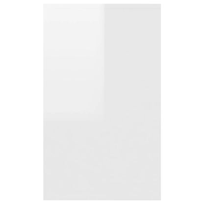 Credenza con 3 Cassetti Bianco Lucido 120x41x75cm in Truciolato - homemem39