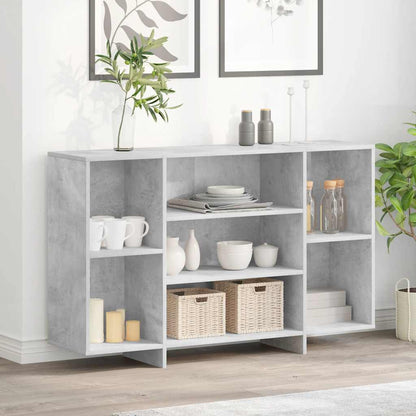 Credenza Grigio Cemento 120x30x75 cm in Truciolato - homemem39