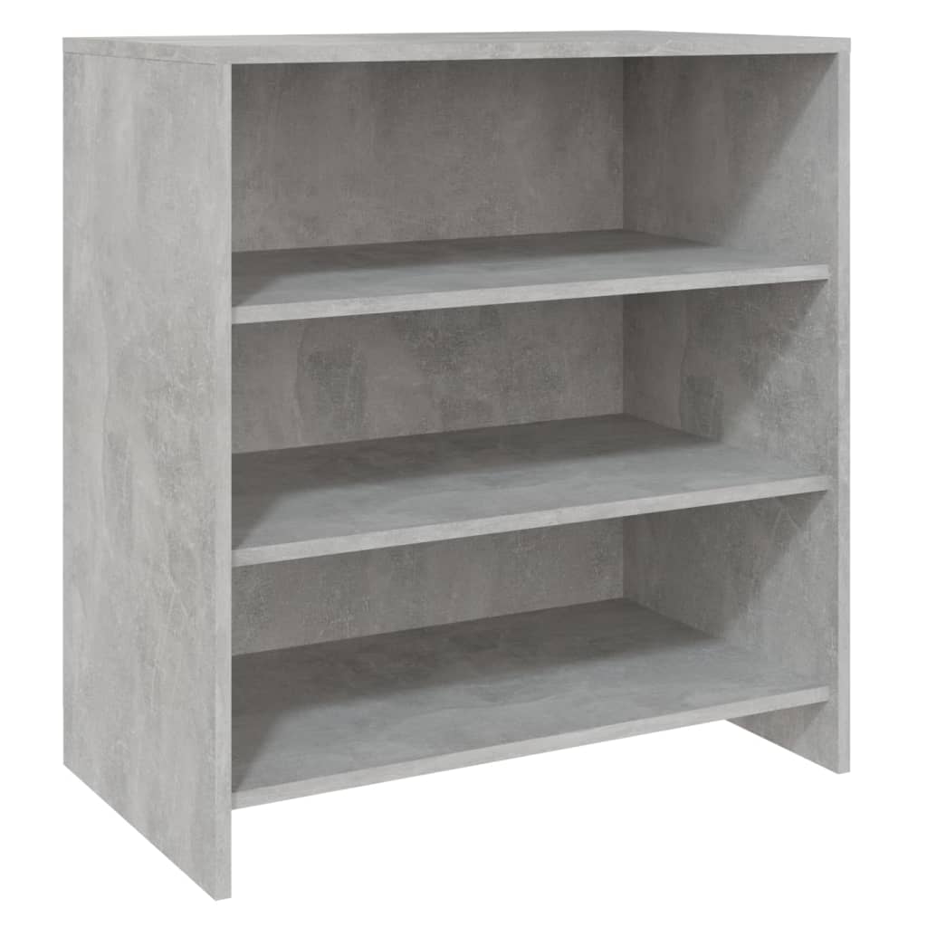 Credenza Grigio Cemento 70x40,5x75 cm in Truciolato - homemem39