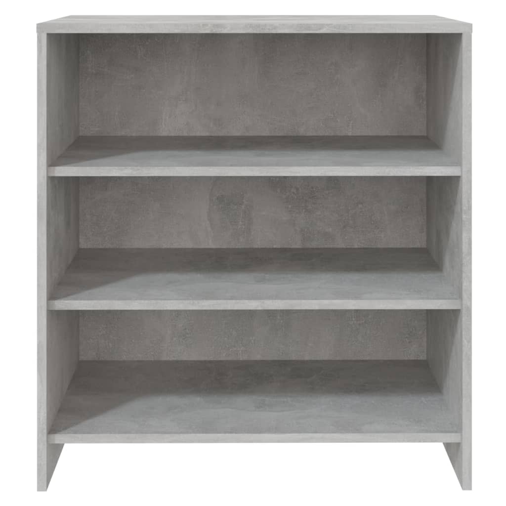 Credenza Grigio Cemento 70x40,5x75 cm in Truciolato - homemem39