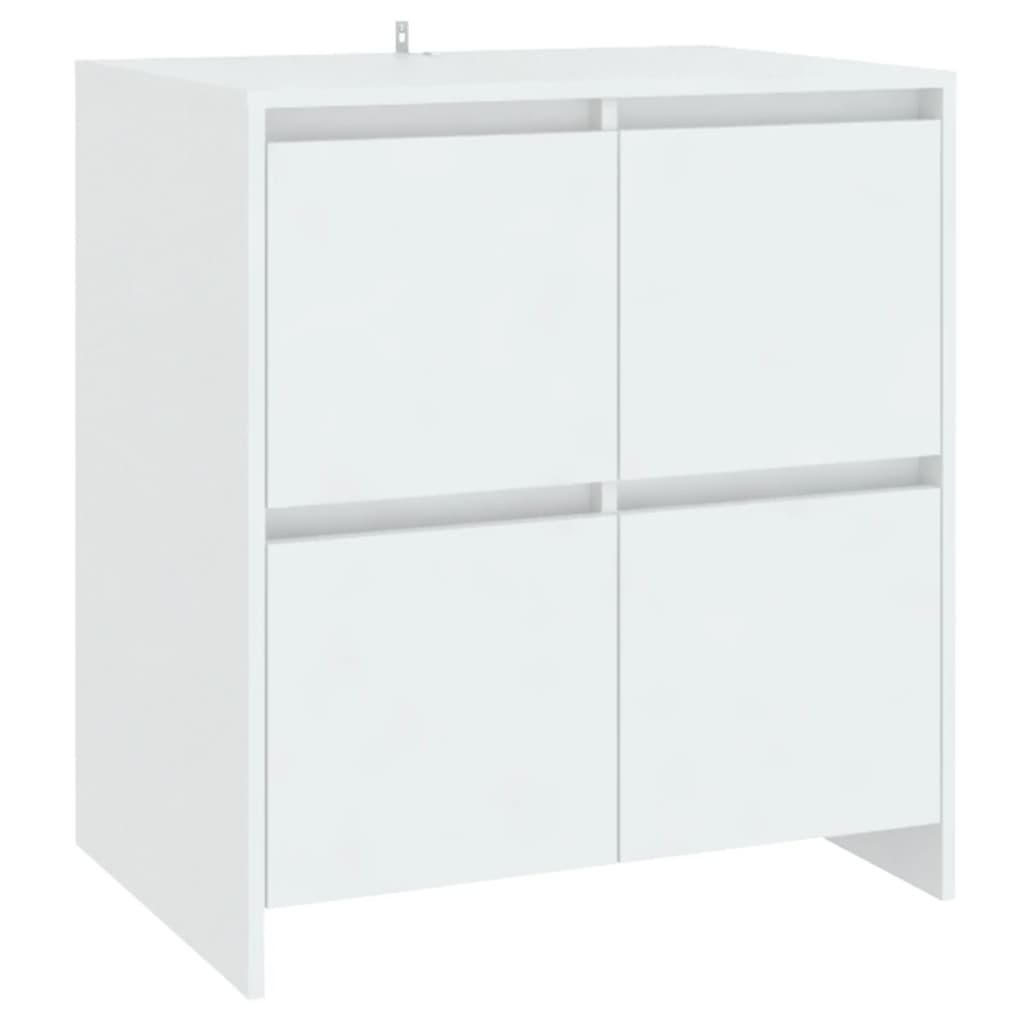 Credenza Bianca 70x41x75 cm in Truciolato - homemem39