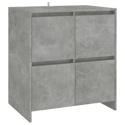 Credenza Grigio Cemento 70x41x75 cm in Truciolato - homemem39
