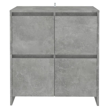 Credenza Grigio Cemento 70x41x75 cm in Truciolato - homemem39
