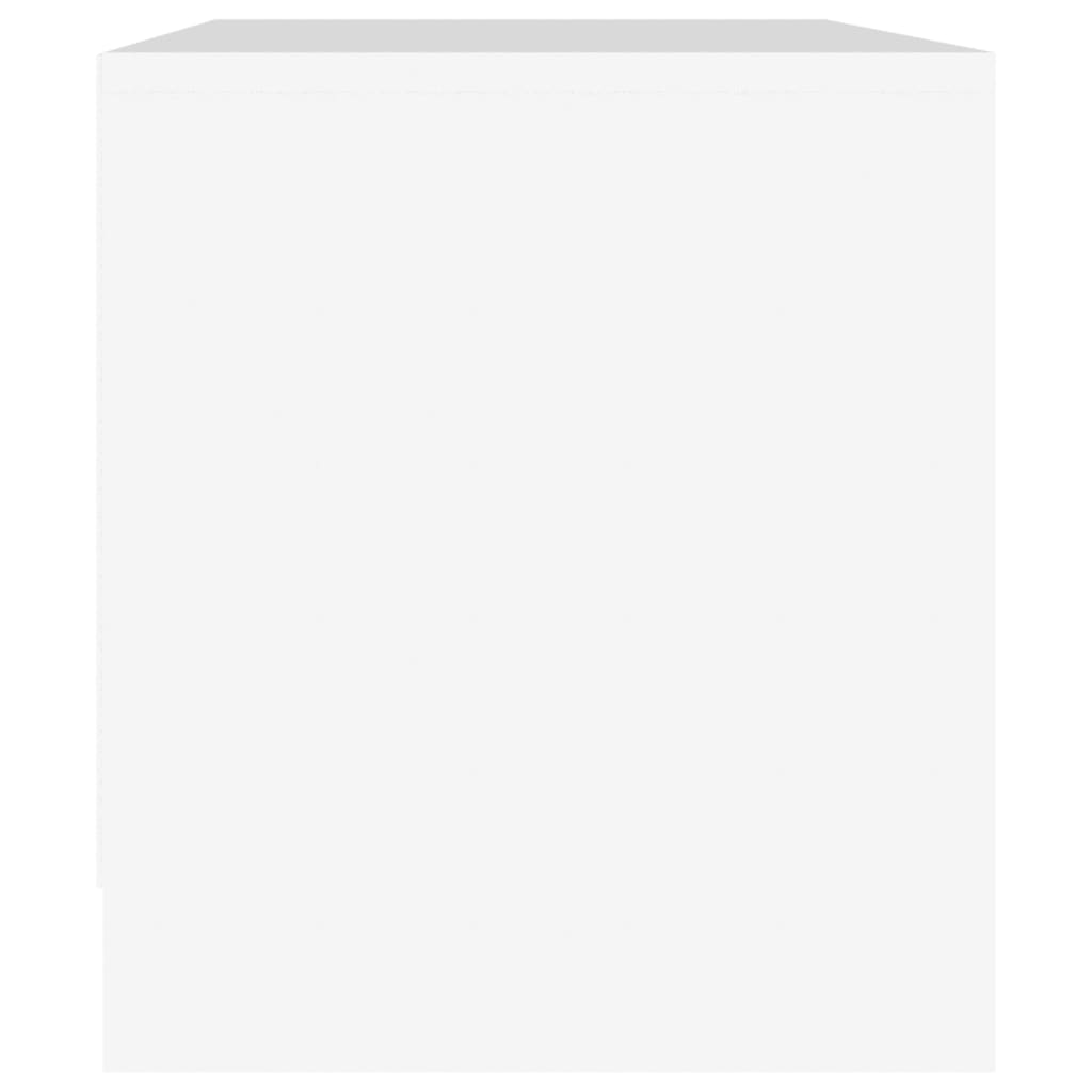 Mobile Porta TV Bianco 90x35x40 cm in Legno Multistrato - homemem39