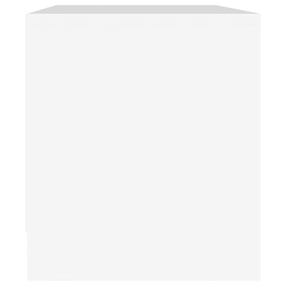 Mobile Porta TV Bianco 90x35x40 cm in Legno Multistrato - homemem39