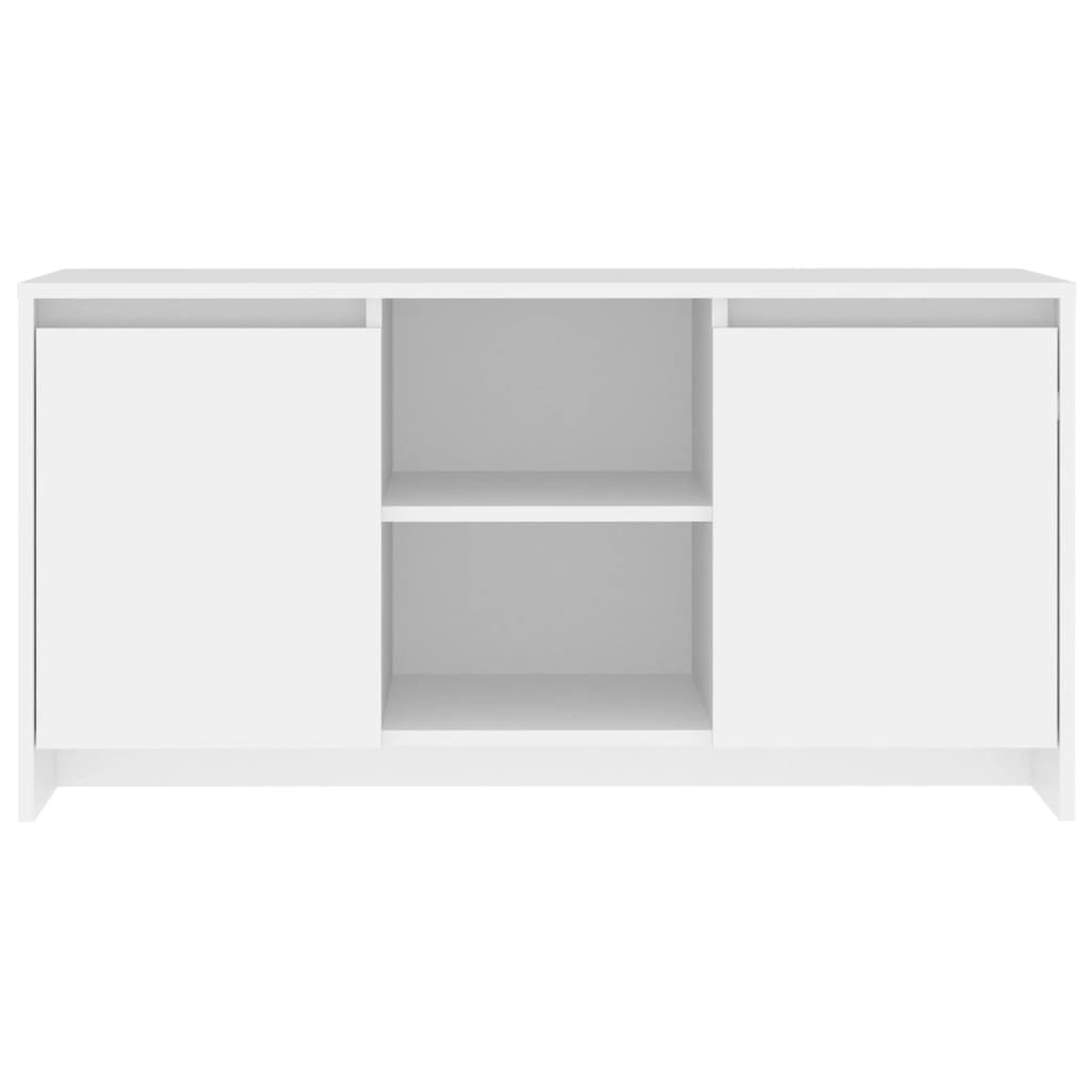 Mobile Porta TV Bianco 102x37,5x52,5 cm in Truciolato - homemem39