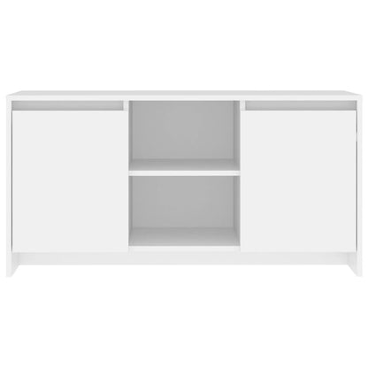 Mobile Porta TV Bianco 102x37,5x52,5 cm in Truciolato - homemem39