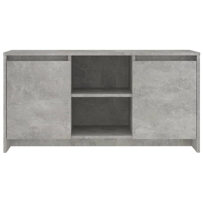 Mobile Porta TV Grigio Cemento 102x37,5x52,5 cm in Truciolato