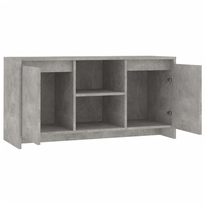Mobile Porta TV Grigio Cemento 102x37,5x52,5 cm in Truciolato