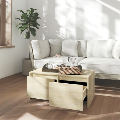 Tavolino da Salotto Rovere Sonoma 90x50x41,5 cm in Truciolato | homemem39