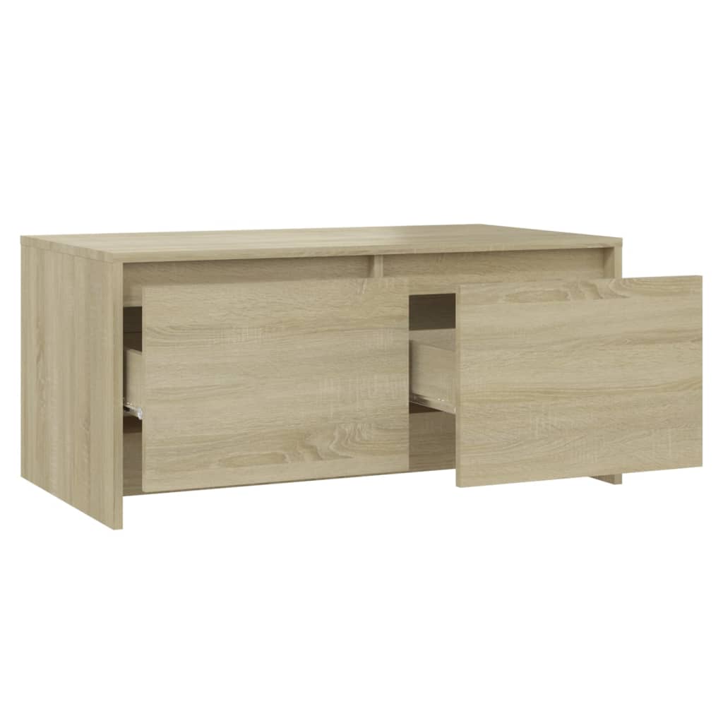 Tavolino da Salotto Rovere Sonoma 90x50x41,5 cm in Truciolato | homemem39