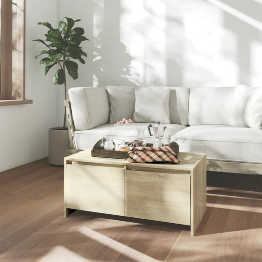 Tavolino da Salotto Rovere Sonoma 90x50x41,5 cm in Truciolato | homemem39