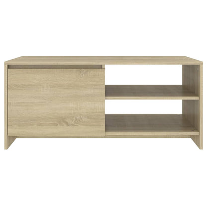 Tavolino da Salotto Rovere Sonoma 102x50x45cm Legno Multistrato | homemem39