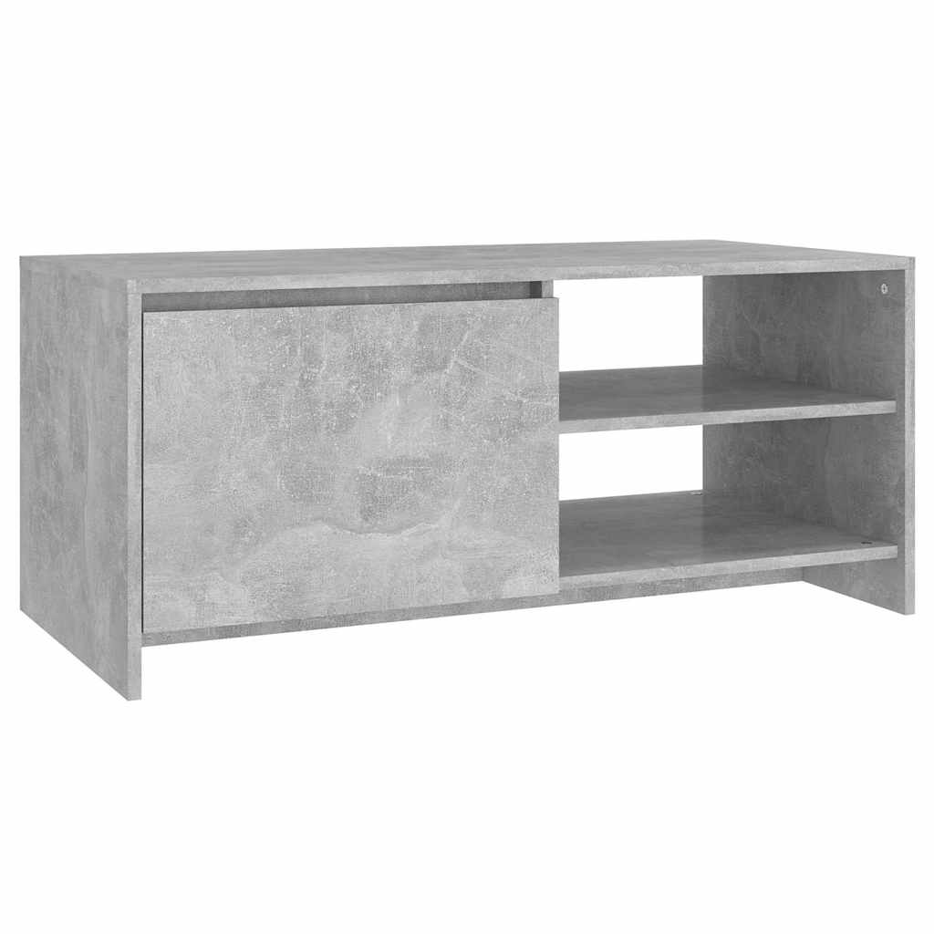 Tavolino Salotto Grigio Cemento 102x50x45 cm Legno Multistrato