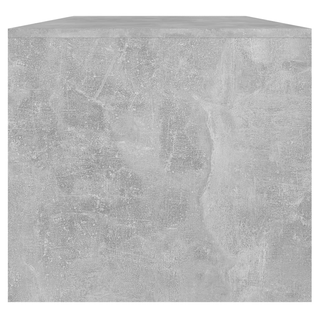 Tavolino Salotto Grigio Cemento 102x50x45 cm Legno Multistrato | homemem39