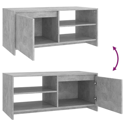 Tavolino Salotto Grigio Cemento 102x50x45 cm Legno Multistrato | homemem39