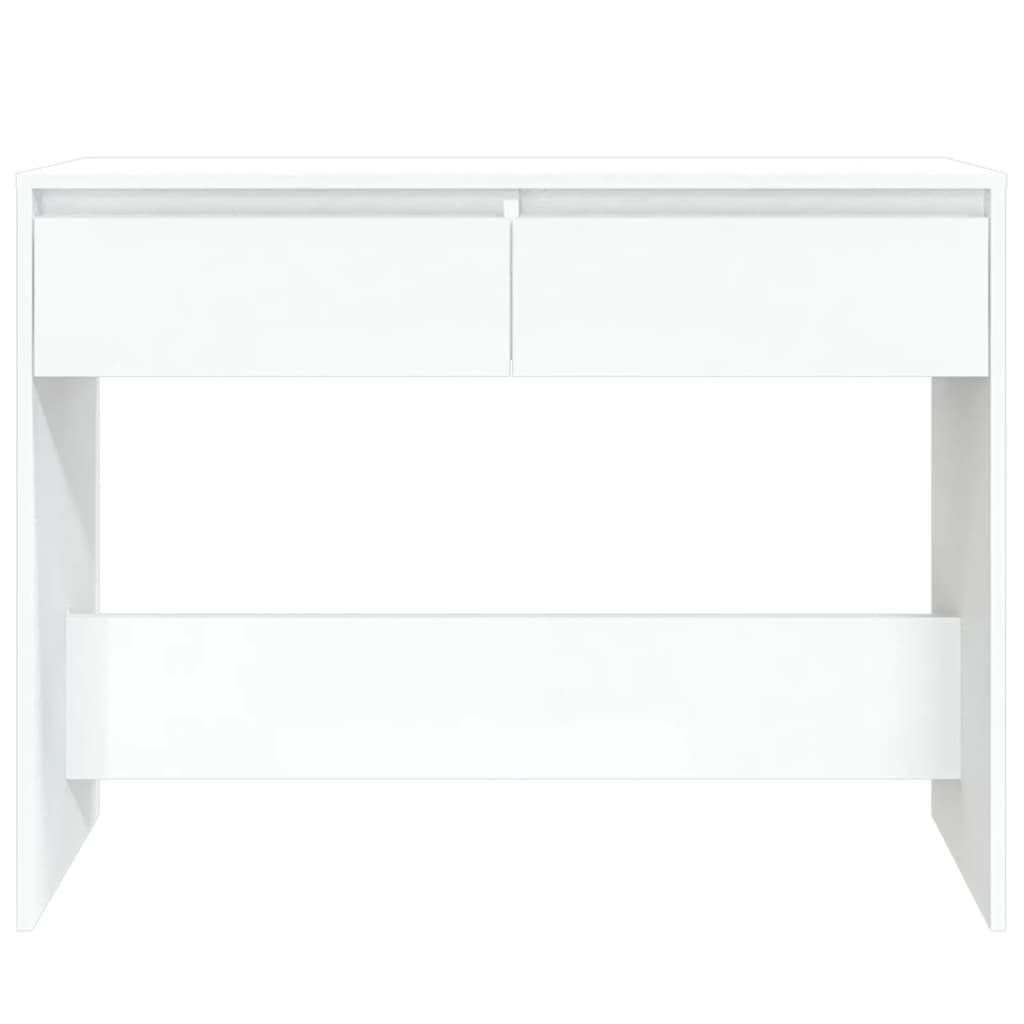Tavolo Consolle Bianco 100x35x76,5 cm in Truciolato - homemem39