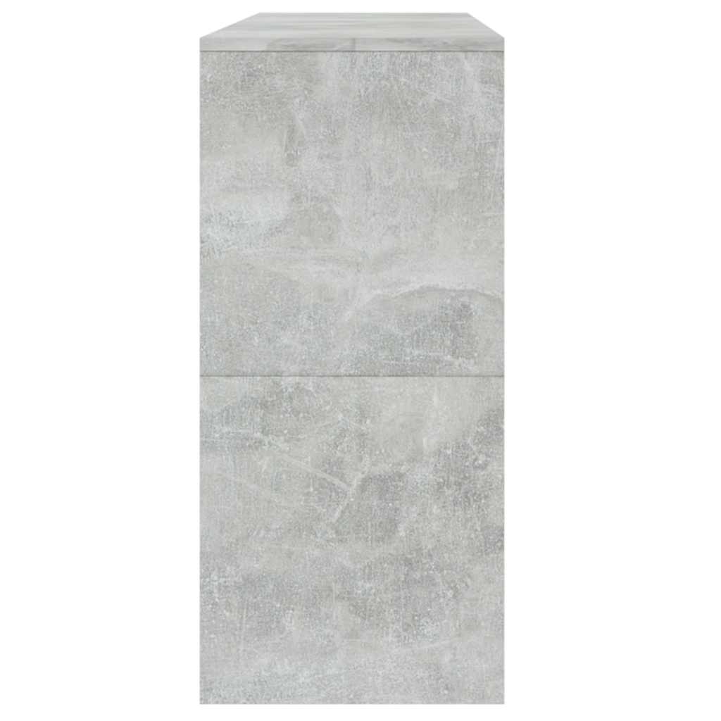 Tavolo Consolle Grigio Cemento 100x35x76,5 cm in Truciolato