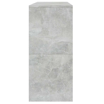 Tavolo Consolle Grigio Cemento 100x35x76,5 cm in Truciolato