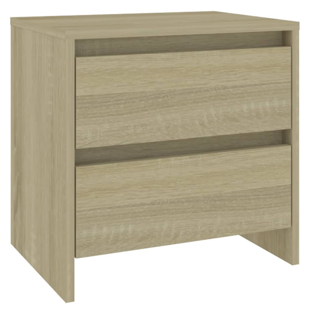 Comodino Rovere Sonoma 45x34,5x44,5 cm in Truciolato - homemem39