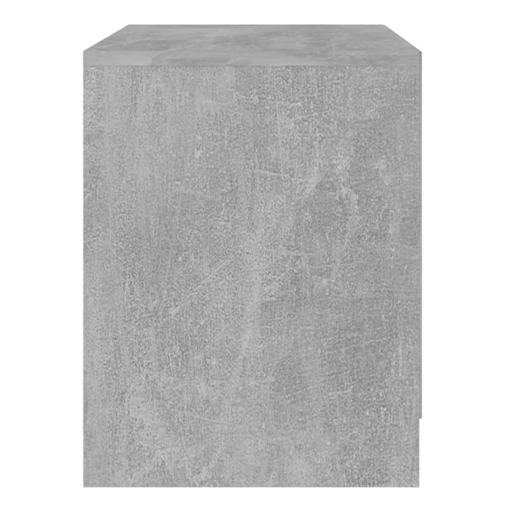 Comodini 2 pz Grigio Cemento 45x34,5x44,5 cm in Truciolato - homemem39