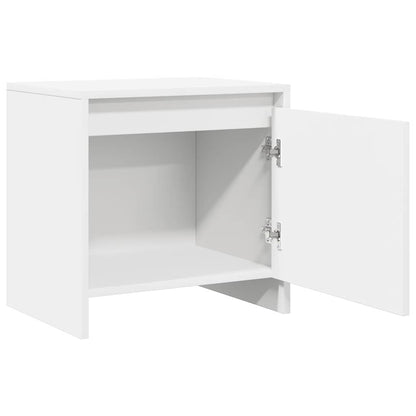 Comodini 2 pz Bianchi 45x34x44,5 cm in Truciolato