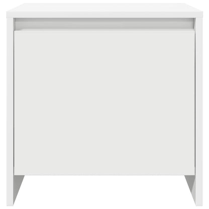 Comodini 2 pz Bianchi 45x34x44,5 cm in Truciolato