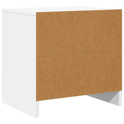 Comodini 2 pz Bianchi 45x34x44,5 cm in Truciolato