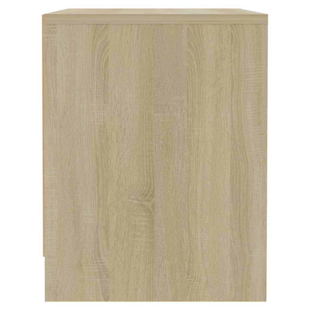 Comodino Rovere Sonoma 45x34x44,5 cm in Truciolato - homemem39