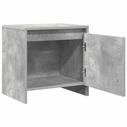 Comodini 2 pz Grigio Cemento 45x34x44,5 cm in Truciolato | homemem39