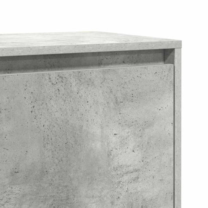 Comodini 2 pz Grigio Cemento 45x34x44,5 cm in Truciolato | homemem39