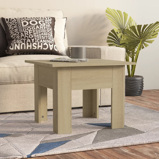 Tavolino da Salotto Rovere Sonoma 55x55x42 cm in Truciolato | homemem39