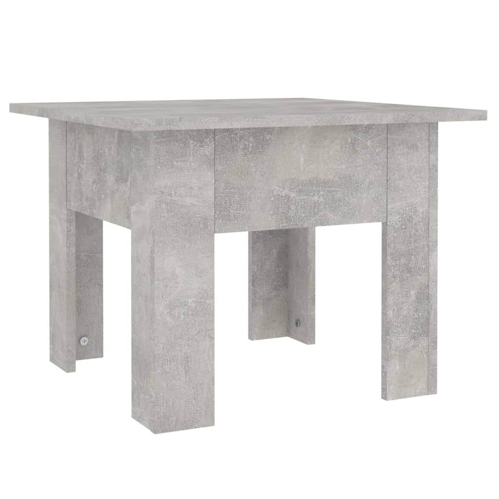 Tavolino da Caffè Grigio Cemento 55x55x42 cm in Truciolato | homemem39