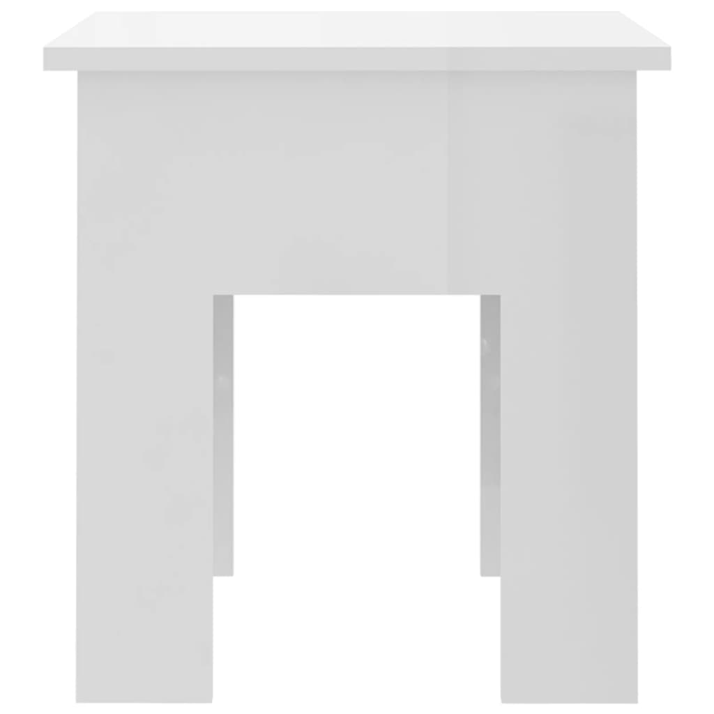 Tavolino da Salotto Bianco 40x40x42 cm in Truciolato | homemem39