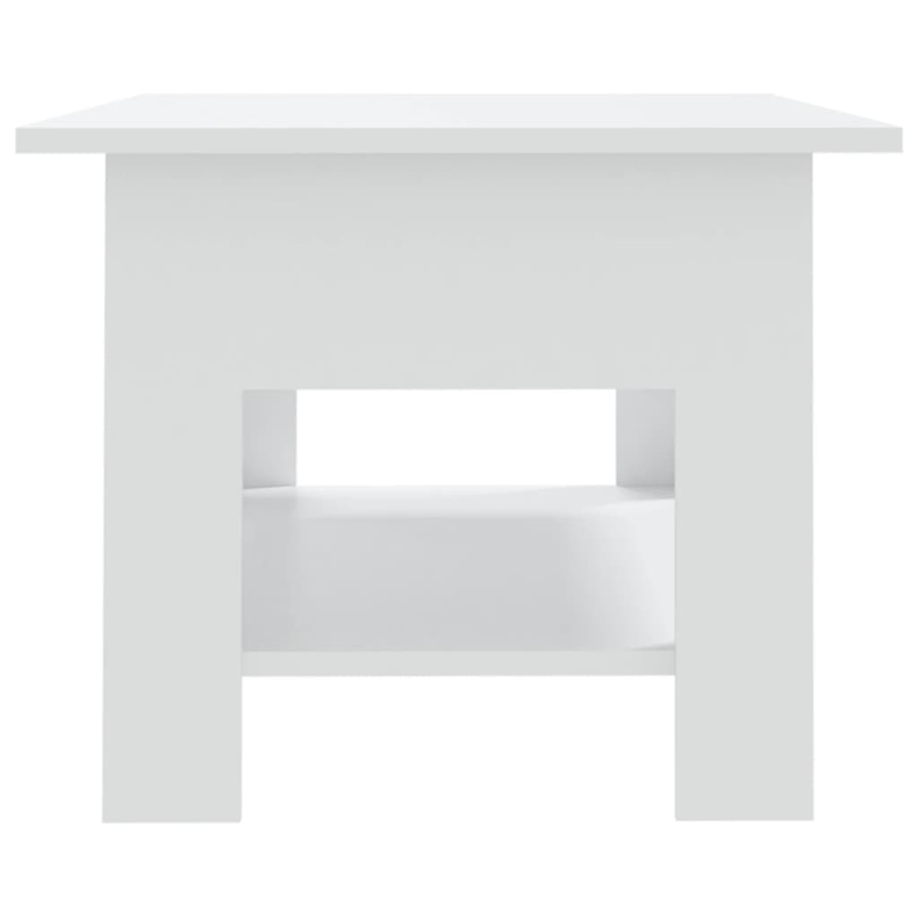 Tavolino da Salotto Bianco 102x55x42 cm in Truciolato | homemem39