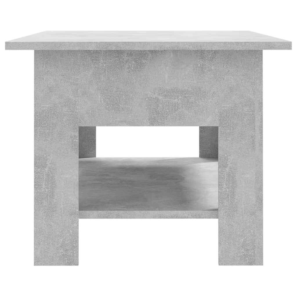 Tavolino da Salotto Grigio Cemento 102x55x42 cm in Truciolato | homemem39