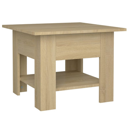 Tavolino da Salotto Rovere Sonoma 55x55x42 cm in Truciolato | homemem39