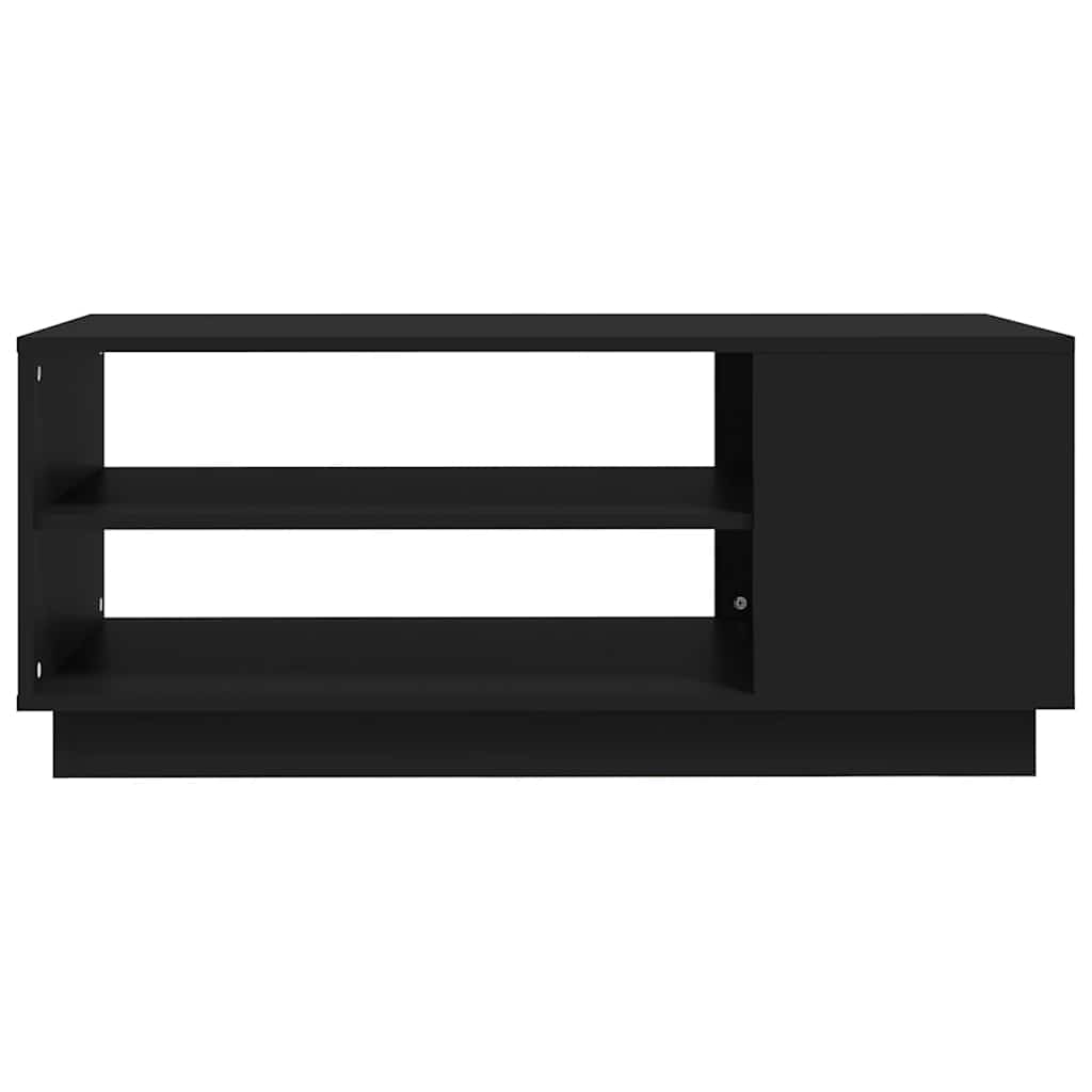 Tavolino da Salotto Nero 102x55x43 cm in Truciolato | homemem39
