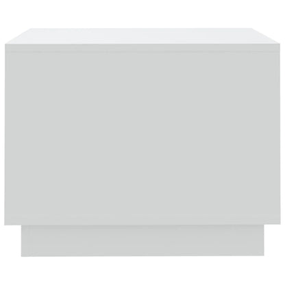 Tavolino da Salotto Bianco 55x55x43 cm in Truciolato | homemem39