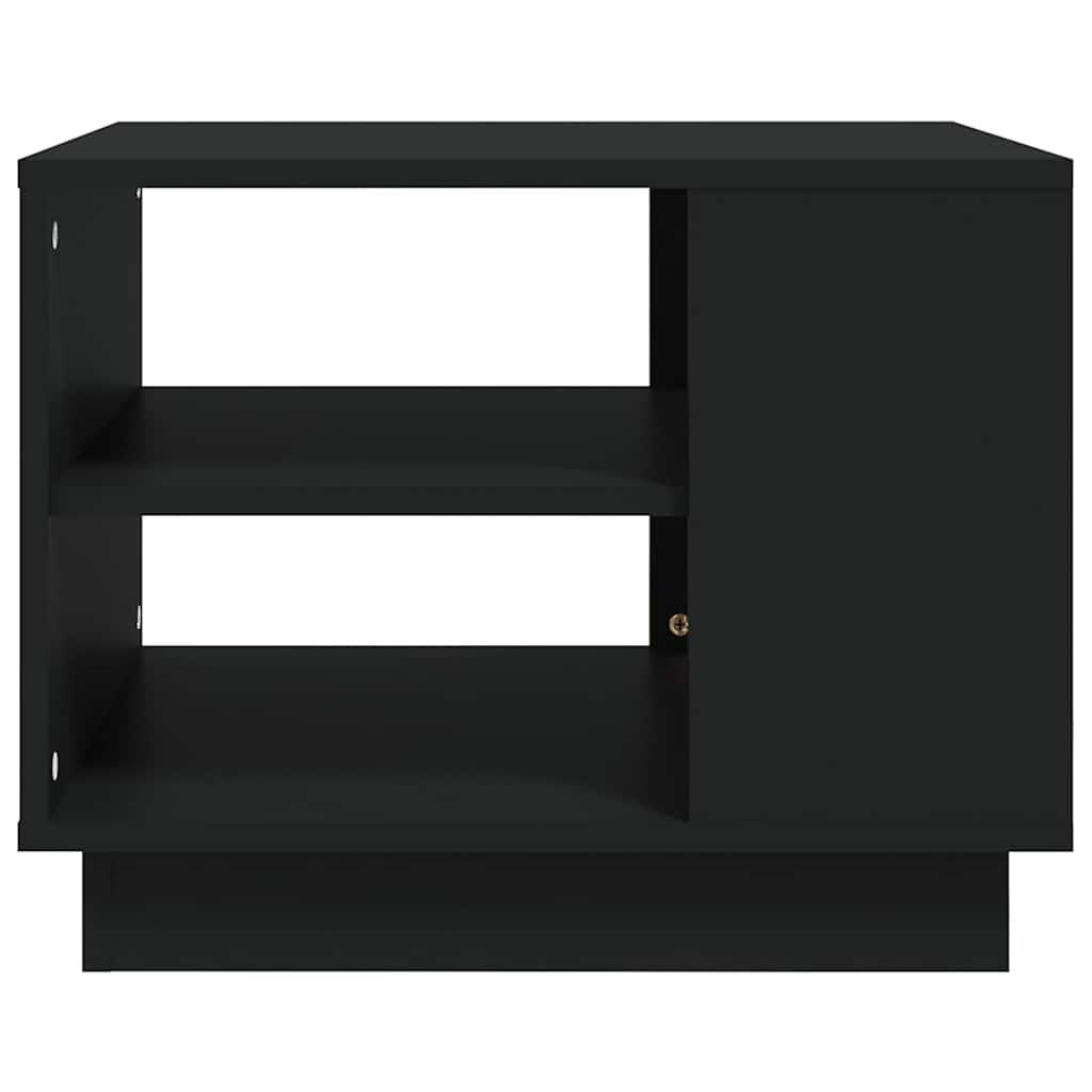 Tavolino da Salotto Nero 55x55x43 cm in Truciolato | homemem39