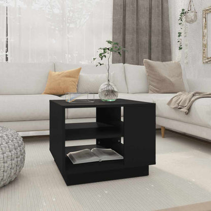 Tavolino da Salotto Nero 55x55x43 cm in Truciolato | homemem39