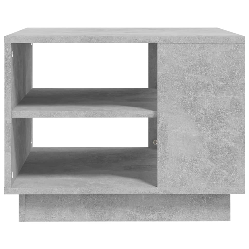 Tavolino da Salotto Grigio Cemento 55x55x43 cm in Truciolato | homemem39