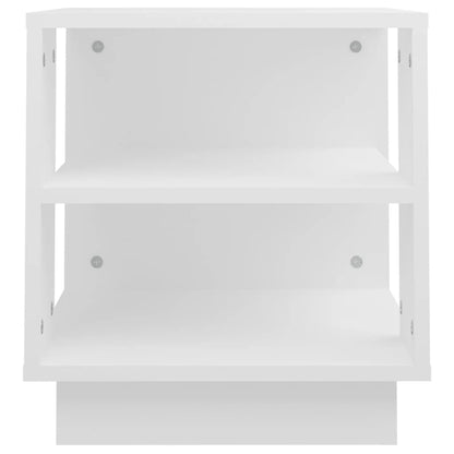 Tavolino da Salotto Bianco 40x40x43 cm in Legno Multistrato | homemem39