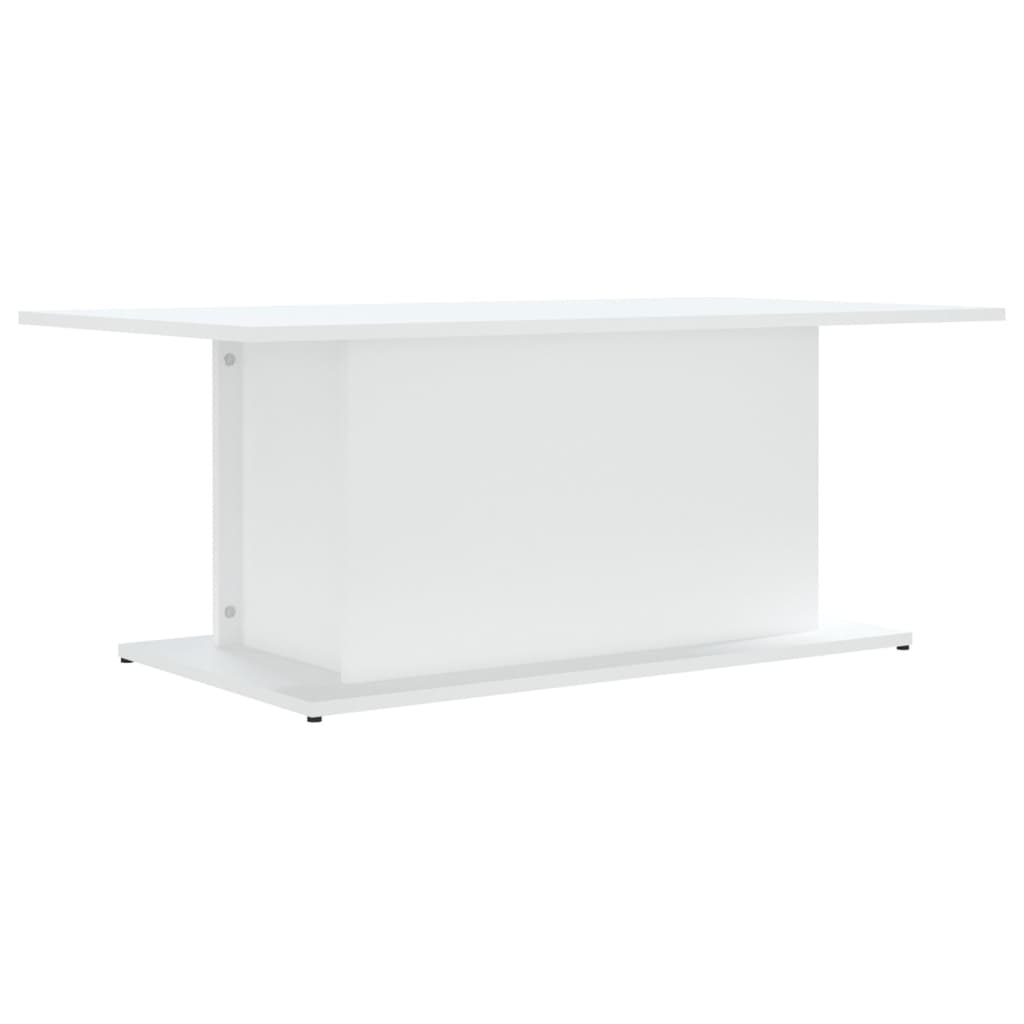 Tavolino da Salotto Bianco 102x55,5x40 cm in Truciolato | homemem39