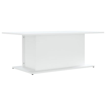 Tavolino da Salotto Bianco 102x55,5x40 cm in Truciolato | homemem39