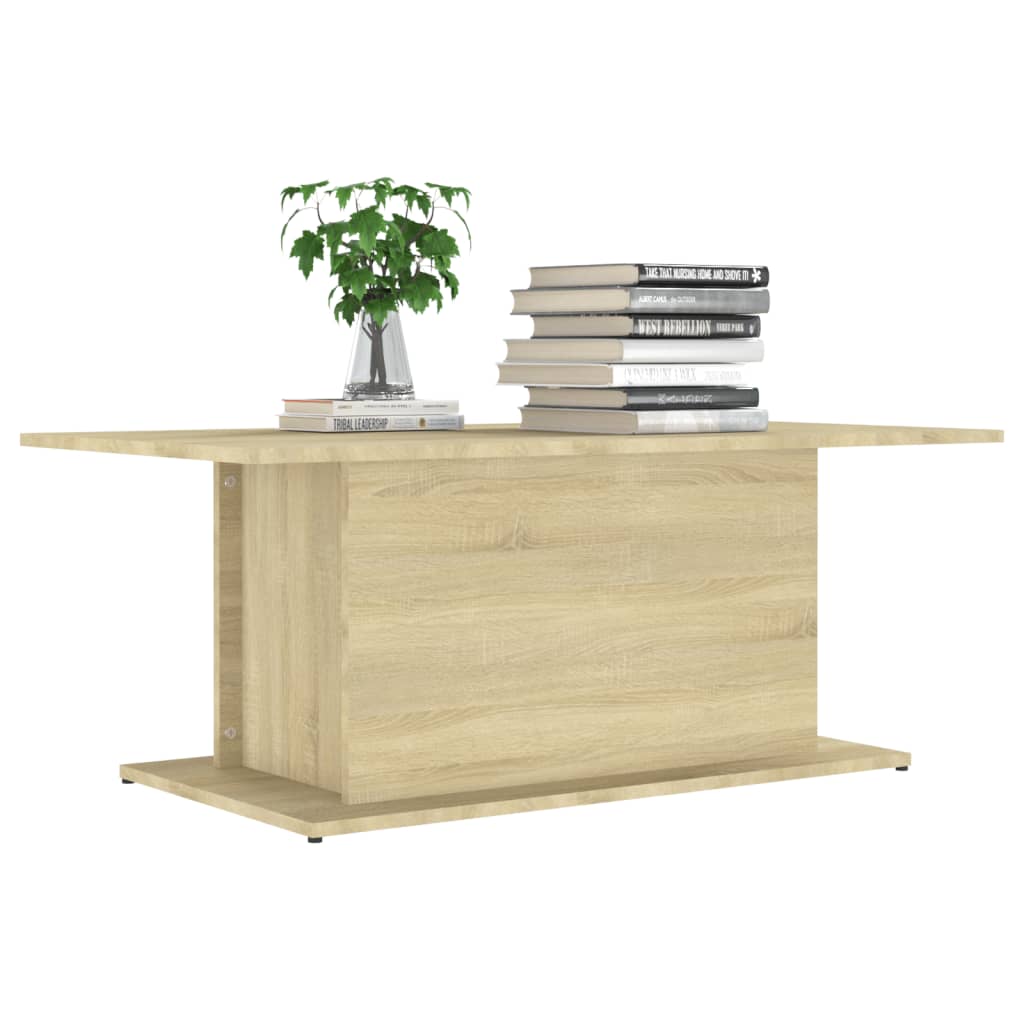 Tavolino da Salotto Rovere Sonoma 102x55,5x40 cm in Truciolato | homemem39